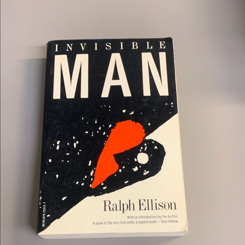 The Invisible Man Paperback book by Ralph Ellison